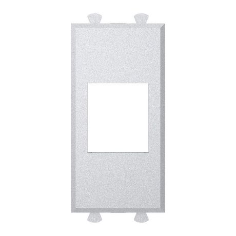 Адаптер без шторки для Keystone, "Avanti", "Закаленная сталь", 1 модуль | 4404211 DKC ДКС