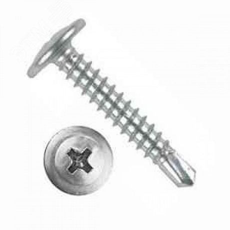 Саморез металл/металл 4.2х16 сверлоконечный цинк 200 шт - screw-m-4.2x16s-200