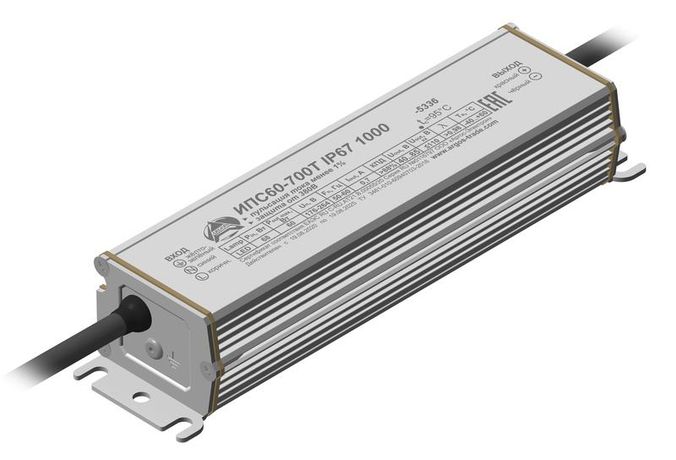 Источник питания ИПС 60-700Т IP67 1000 Аргос