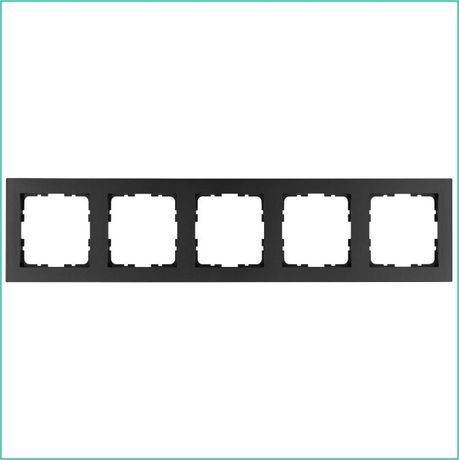 Рамка G-Classic 5-постовая, цвет Антрацит - G1005B Jasmart
