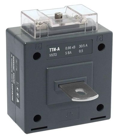 Трансформатор тока ТТИ-А 200/5А 10ВА класс точности 0.5 - ITT10-2-10-0200 IEK