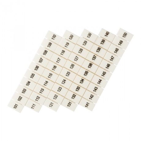 Маркеры для JXB-ST 1,5 с нумерацией 100-150 (100 шт.) EKF PROxima | zb-st-1.5-100-150