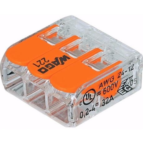 Клемма WAGO 3x0.08-2.5(4)мм (6шт) - 221-413-6 2561