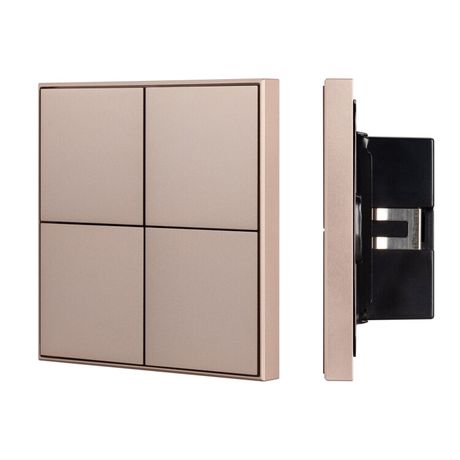 Кнопочная панель KNX-304-23-IN Champagne (BUS Frame) (IARL IP20 Металл 2 года) | 039669 Arlight INTELLIGENT