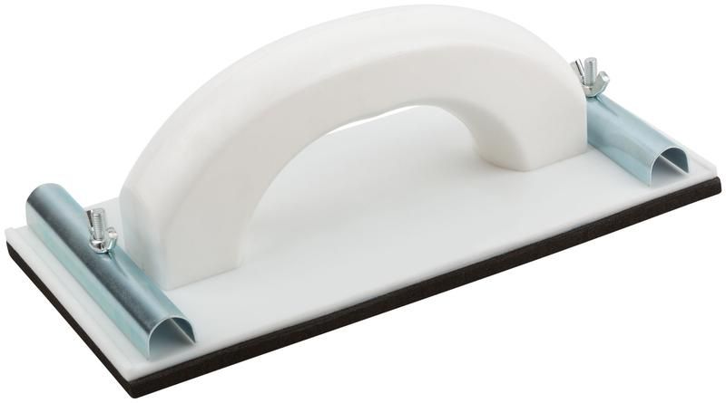 Терка для нажд. бумаги пластиковая с мет. прижимом 230х105мм MOS 39722М