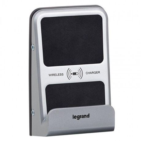 Устройство зарядное беспроводное Mosaic Qi 1А IP66 IK08 алюм. Leg 077599 Legrand Legrand Euro арт. 077599