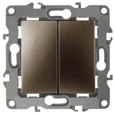 Переключатель перекрестный 2-кл. Эра12 12-1112-13 250В 10АХ бронза Эра Б0065264