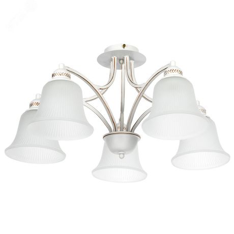 Люстра потолочная EMMA E27 5х60Вт Металл Золото - A2713PL-5WG Arte Lamp