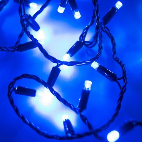 Светодиодная гирлянда ARD-STRING-CLASSIC-10000-BLACK-100LED-STD BLUE (230V, 7W) | 025802 Arlight