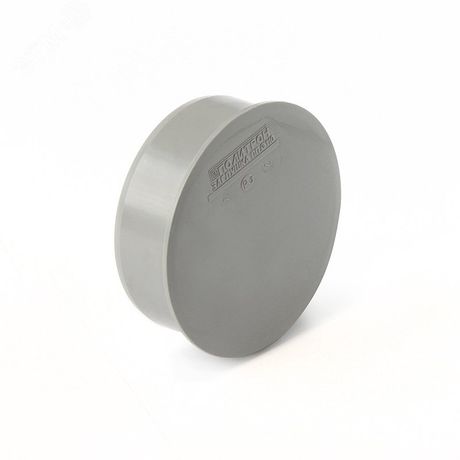 Заглушка 75 мм для внутренней канализации, серая - 407000 PRO AQUA