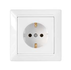 Розетка 1-м СП 16А IP20 с заземл. бел. Bylectrica РС16-315