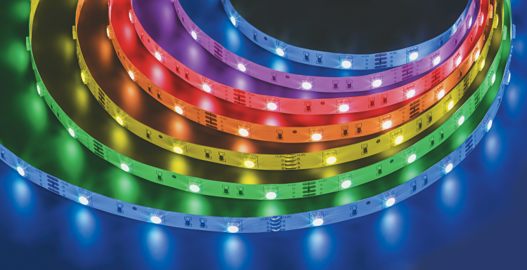 Лента светодиодная NLS-5050RGB30-7,2-IP20-12V-Pro R5 7,2Вт 12В RGB IP20 5м | 71444 Navigator NLS-PRO 18544