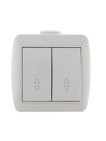 Переключатель проходной 2-кл. ОП Nata 10А бел. LEZARD 710-0200-106