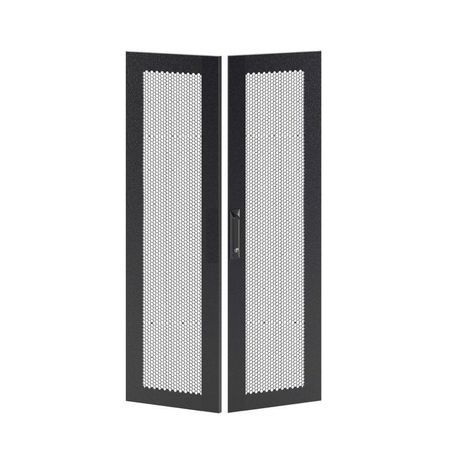 Дверь перфорированная двухстворчатая для IT-CQE 1800 x 600 RAL9005 | RBITCPMD1860 DKC ДКС