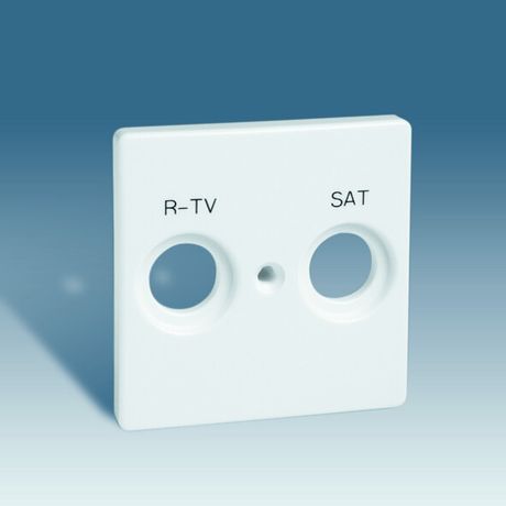 Накладка розетки R-TV+SAT Simon82 одиноч. шампань 82097-34