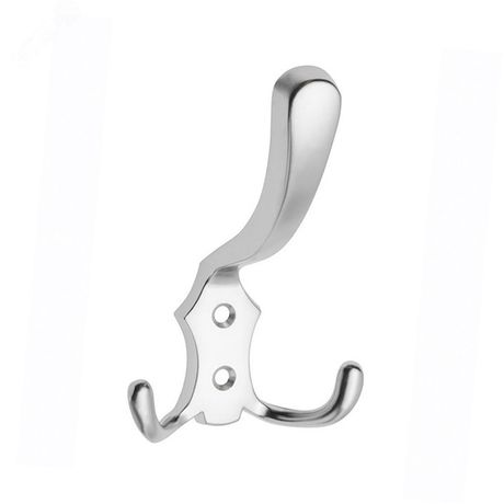 Крючок 2405, 3-х рожковый, мат. хром (1 шт) - пакет Tech-Krep 129915