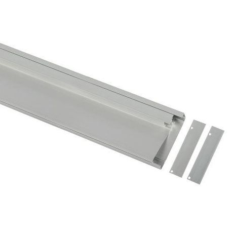 Комплект с накладным анодированным профилем 8018 80х18мм 2м | Б0062819 ЭРА