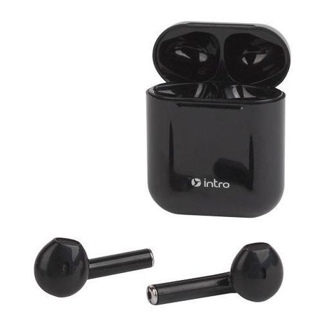 Наушники беспроводные HSW790 bluetooth с зарядным боксом вкладыши черн. Intro Б0059361 ЭРА