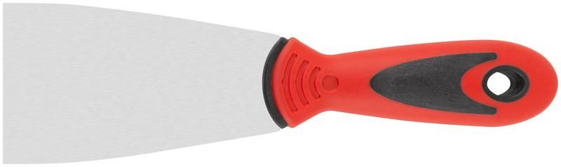 Шпатель 60мм прорезиненная ручка нерж. сталь КУРС 06712