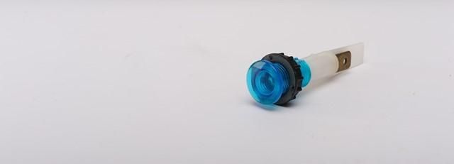 Арматура сигнальная 10мм с зажимами MS 63х08мм и неоновой лампой 220В син. EMAS S102NM