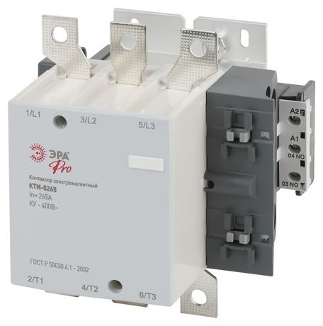 Контактор КТИ-5265 PRO KKT50-265-400-10-E 265А 400В/АС3 | Б0054929 ЭРА