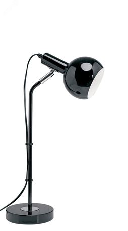 Светильник настольный 60W Цоколь Е14 Механический выключатель UML-B702 E14 BLACK Черный ТМ - UL-00010158 Uniel