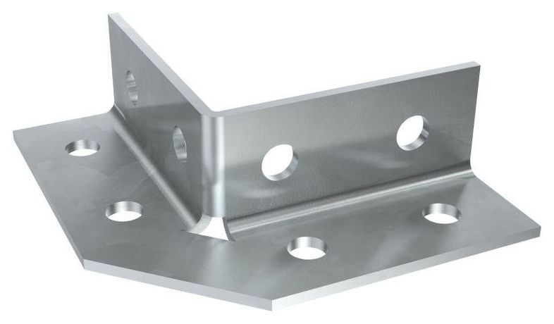 Соединитель угловой 90град увеличенный для STRUT-профиля HDZ IEK - CSE12-U-90-HDZ