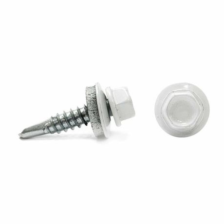Саморез КР св. 5,5х25 RAL 9003 (ярко-белый) (5 кг) - коробка | 140570 Tech-KREP