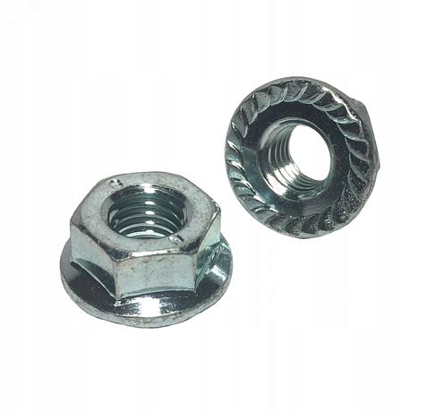 Гайка DIN6923 М10 покрытие цинк 100 шт - 3436826-100