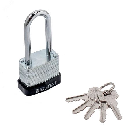 Замок навесной БУЛАТ ВС 0130-01 стальной 5кл. d=5мм - 13613 ПТК