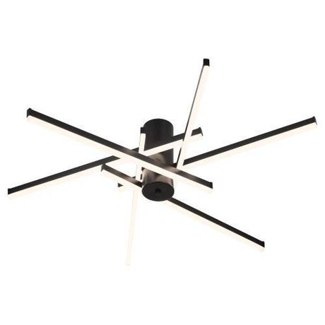 Светильник светодиодный Violet 6180-201 LED 90Вт 3000-6000К потолочн. черн. с пультом Rivoli Б0068479 ЭРА