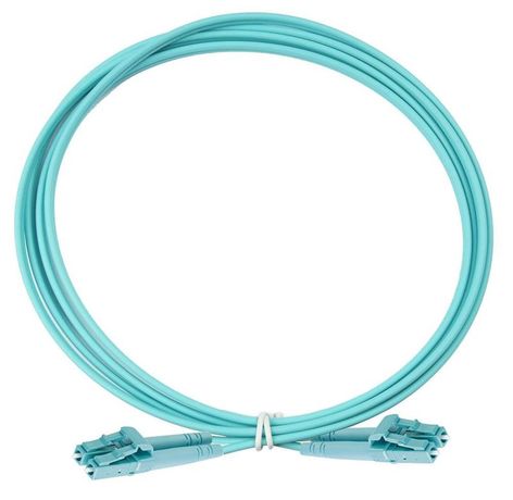 Оптический коммутационный шнур дуплексный, OM3, 2х50/125, LC-LC, 7 м | 41F-30-LC-LC-07 Eurolan