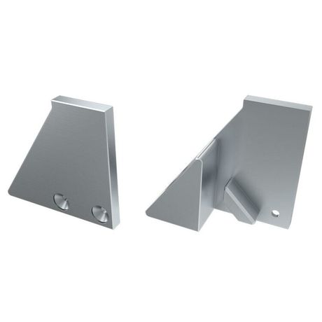 Заглушка для ALM-GLASS-10 с опорой правая глухая (ARL, Металл) - 026739 Arlight