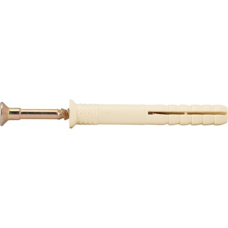 Дюбель-гвоздь полипр. потай. 6х40 (2000шт) - накл. ECOPLAST 153856 Tech-KREP
