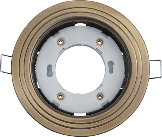 Светильник встраиваемый под лампу GX53 NGX 93 043 NGX-R6-007-GX53 (2 Круга черненая бронза) | 93043 Navigator