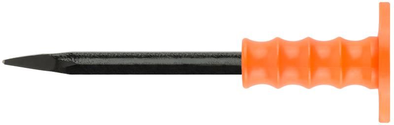 Зубило пикообразное 250х14мм пластик. протектор КУРС 46825