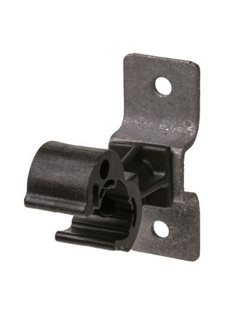 Держатель для гор. и верт. пов-й, полим. фикс. с защелкой прута Ø8-10 мм, со шпилькой 100 мм | SQ2402-3232 TDM