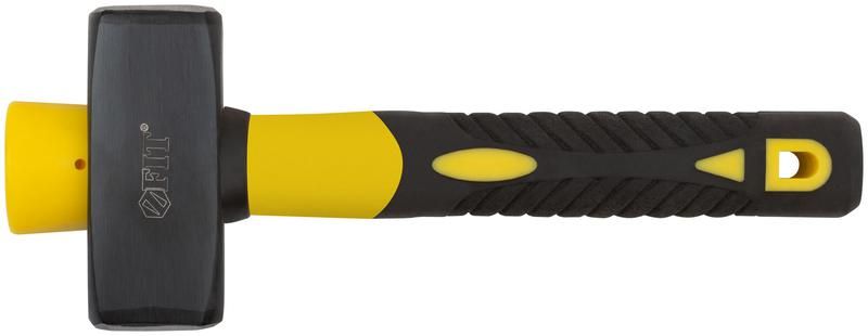 Кувалда кованая Профи 1кг фибергласовая усилен. ручка FIT 45221 РОС