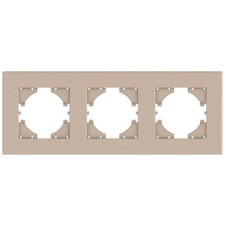 Рамка 3-местная City шампань GUSI С1113-027