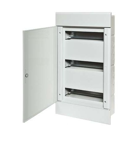 Щиток СП Тусо 36мод. с непрозрач. двер. 547х299х103мм сер. Рувинил 68136С TYCO