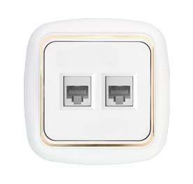 Беларусь розетка компютерная двухместная РК 216-003 - РК216-003 Bylectrica