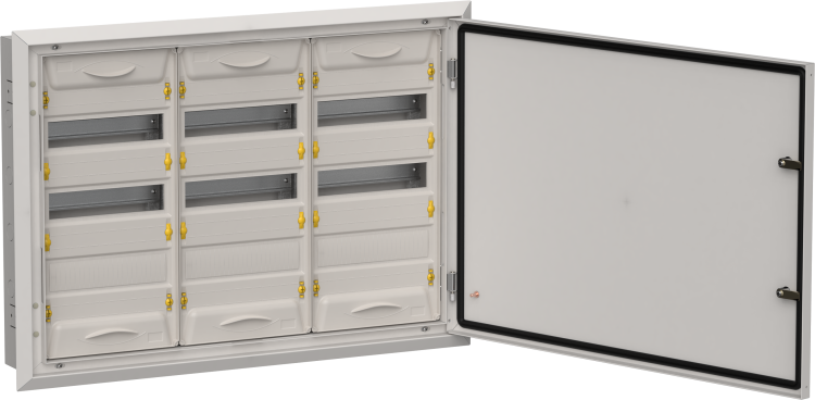 Корпус ЩРв-108 (3х36) TITAN 5 630х885х130 IP31 сер. метал. IEK TI5-50-V-3X036-31-7035