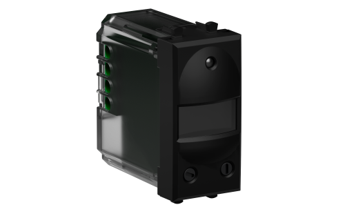 Датчик движения модульный, "Avanti", "Черный матовый", 1 модуль | 4412141 DKC ДКС