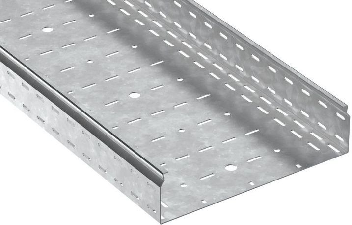 Лоток листовой перфорир. 100х400 L3000 сталь 2.0мм HDZ ESCA 7 IEK CLP10-100-400-200-3-M-HDZ