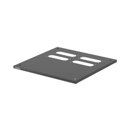 Верхняя панель под фланец FL21 черная RAL9005 400x400 мм RAM power | R5KTFL44B DKC ДКС