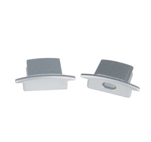 Набор аксессуаров UFE-N01 SILVER B POLYBAG для алюм. профиля заглушки 4шт пластик серебр. Uniel UL-00000620