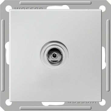 Розетка телевизионная TV W59 16А коннектор механизм черн. бархат SE RTS-151-6-86 APC