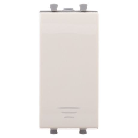 Кнопка модульная 1мод. Avanti "Ванильная дымка" 16А беж. DKC 4405151 ДКС