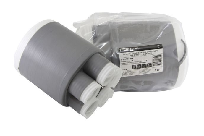 Перчатка холодной усадки силиконовая 1 кВ 5ПХУс-1-150/240 | SQ0579-0208 TDM