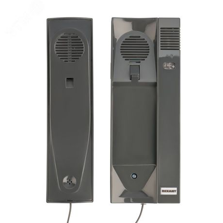 Трубка домофона с индикатором и регулировкой звука RX-321, серая | 45-0321 Rexant MEET